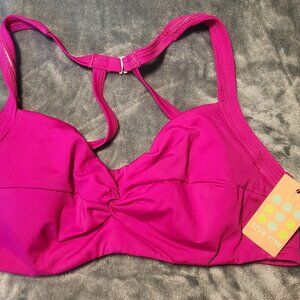 NEW WITH TAGS Title Nine Pele Bikini Swim Top 32D